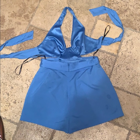 Blue Bebe halter romper - Picture 3 of 4